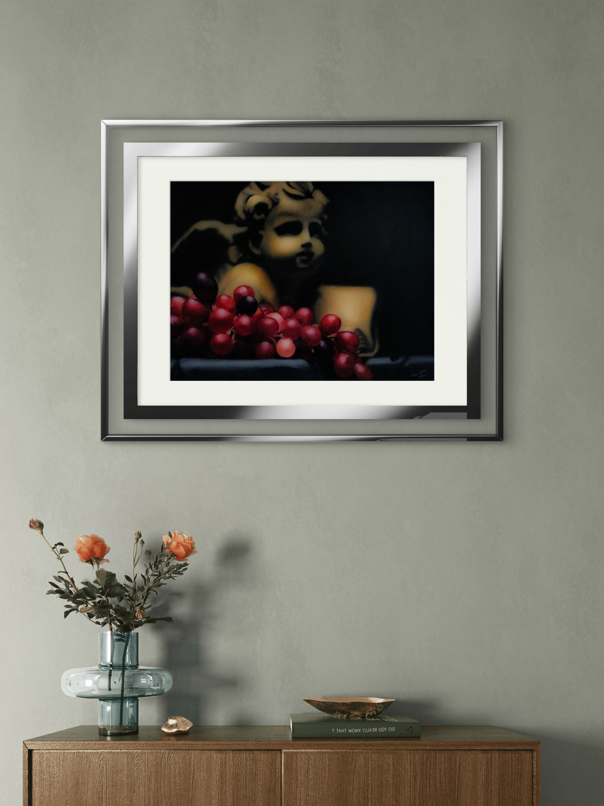 Angel and Grapes