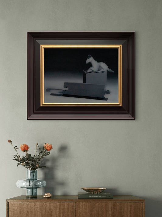 Horse Gray scale Painting