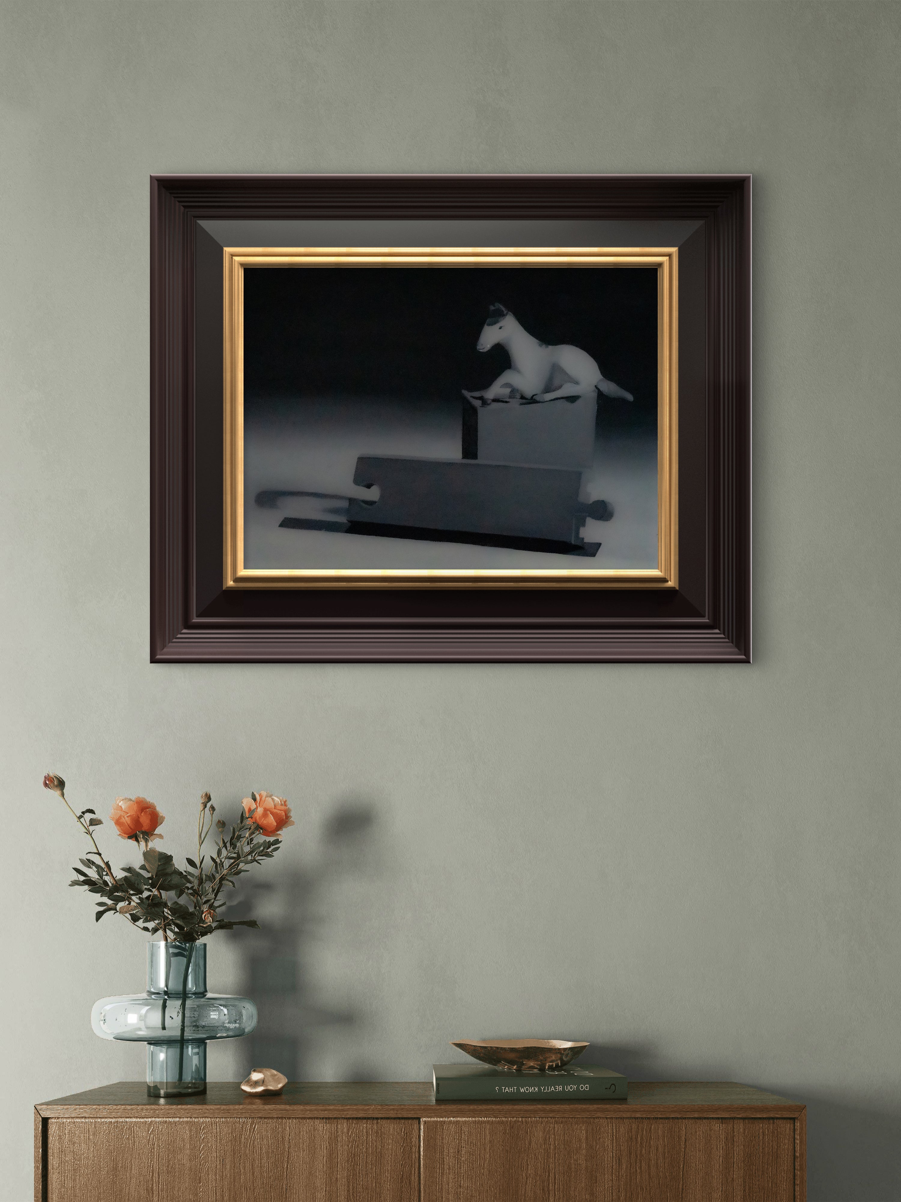 Horse Gray scale Painting